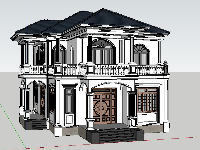 File sketchup biệt thự 2 tầng,Model su biệt thự 2 tầng,File sketchup biệt thự 2 tầng mái Nhật,Biệt thự 2 tầng mái Nhật,Sketchup biệt thự 2 tầng mái Nhật