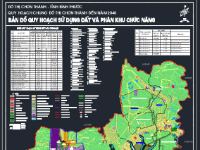 Bản vẽ AutoCAD Quy Hoạch Chung Đô thị Chơn Thành - Bình Phước đến năm 2040
