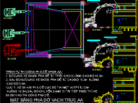 Bản vẽ cad biện pháp đục bê tông phá bỏ nhà cao tầng