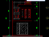 Bản vẽ CAD nhà phố 2 tầng 5x20m Fulll: Kiến trúc, kết cấu, điện nước