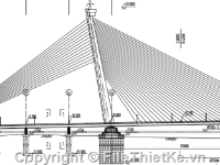 Bản vẽ full Cầu dây văng