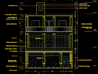 Bản Vẽ Full Hồ Sơ Thiết Kế Shophouse 9.5x24m