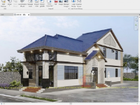 Bản vẽ revit nhà phố gác lửng 6.4x22m