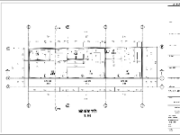 Bản vẽ thiết kế thi công nhà trọ gác lững kích thước phòng 5.5x4.2m