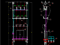 Bản vẽ trạm biến áp treo 400KVA file autocad