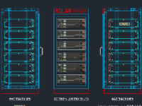 Bản vẽ tủ điện Solar Inverter Hybrid UPS