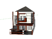 Biệt thự 2 tầng 9.1x20.7m