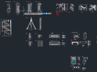 Bộ autocad triển khai lan can, cầu thang