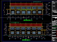 Bộ bản vẽ nhà đa năng 31.5x17m full và bản vẽ nhà vệ sinh trường tiểu học đầy đủ