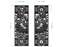 Cá chép vạn sự như ý dxf