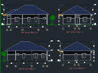 Bản vẽ nhà vườn,Các mẫu bản vẽ nhà vườn đẹp,Bản vẽ nhà vườn 9x13m đẹp