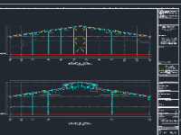 Cad bản vẽ xưởng, chi tiết nhà xưởng khung thép