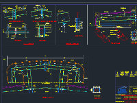 CAD Nhà xưởng kiến trúc kết cấu thép