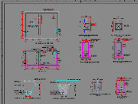 Chi tiết cad bể tự hoại, chi tiết bể phốt 3 ngăn