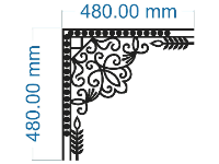 mái kính,hoa góc mái kính,file cnc hoa góc mái kính