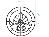 CNC hoa văn tròn dxf mới nhất