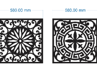 hoa văn vuông,CNC hoa văn cửa đẹp,hoa văn