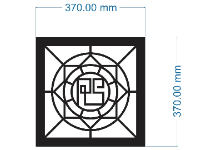 CNC hoa văn vuông đẹp trên cad