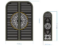 cổng 2 cánh và 1 cánh,file cnc cổng 2 cánh và 1 cánh,mẫu cnc cổng 2 cánh và 1 cánh