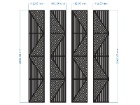 CNC mẫu cổng 4 cánh đơn giản nhất hiện nay