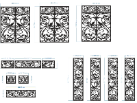 CNC mẫu hàng rào thiết kế đẹp nhiều kích thước