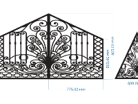 CNC mẫu hoa văn cổng thiết kế đẹp