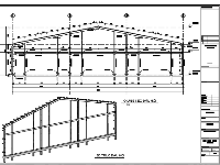 File cad chi tiết kết cấu khung thép nhà xưởng kích thước 45x78(kiến trúc+kết cấu)