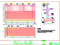 File cad chi tiết loại tường chắn hẫng h=4.5(chi tiết+kết cấu thép+dự toán)