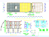 File cad đồ án biện pháp thi công 13x35m 3 tầng (thi công ép cọc+cầu thang thoát hiểm+dàn dao+cần cẩu)