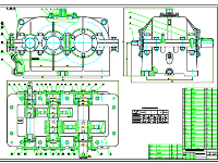 File cad thiết kế đồ án cơ khí hộp số giảm tốc khai triển (chi tiết+mặt cắt)