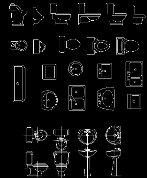 File Auto cad,Hình vẽ cad,bếp,thiết bị wc