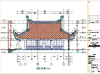 File cad tu sữa mái nhà thờ họ 11.7x8.7(kiến trúc)