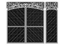 File cnc cổng 2 cánh và cổng 1 cánh chính phụ đẹp