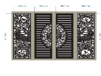 File cnc cổng cá chép vạn sự như ý dxf