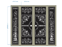 File cnc cổng hoa văn đẹp dxf