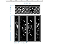 File cnc cổng sen trống đồng rơi dxf