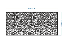 File cnc hàng rào họa tiết đơn giản