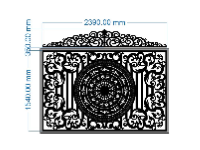 File cnc hàng rào trống đồng