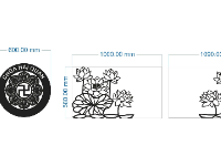 File cnc hoa sen thiết kế đẹp dxf