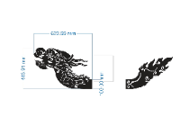 File cnc mẫu rồng thiết kế dxf mới