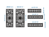 File cnc mẫu vách cổng và đồng tiền đẹp