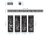 mẫu cổng tứ quý,file cnc tứ quý,mẫu cnc tứ quý,cnc tứ quý