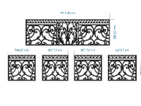 File mẫu cnc lan can 5 kích thước