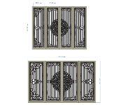 mẫu cổng 4 cánh,cnc cổng 4 cánh,mẫu cổng 4 cánh cnc