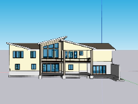 sketchup biệt thự,su biệt thự,sketchup biệt thự 2 tầng,su biệt thự 2 tầng