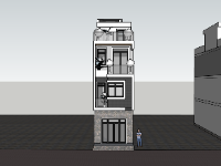 File su nhà phố 4 tầng 4x13.8m