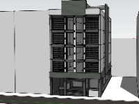 File su văn phòng làm việc 10x24m