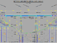 Full cad Cầu dầm I BTCT thường 3 nhịp L=3x15m, trụ đặc thân hẹp