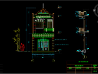 Full hồ sơ thiết kế nhà phố 2 tầng 5x16(kiến trúc+điện nươc+kết cấu)