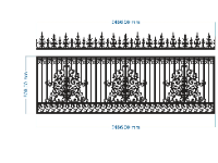 Hàng rào thiết kế cnc đẹp nhất dxf